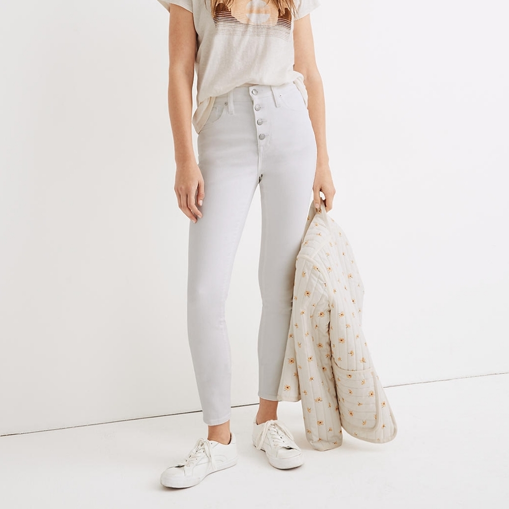 Madewell NWT 10" High-Rise Skinny Crop Jeans Sz 26
